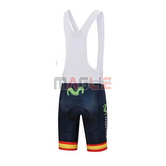 2018 Maglia Movistar Manica Corta Campione Spagna